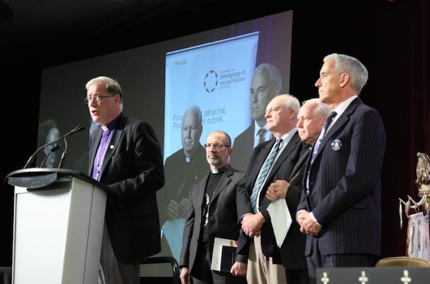 Church Signatories with Archbishop Fred Hiltz